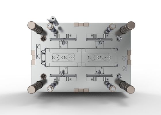 OEM / ODM ： Multi Cavity Injection Mold & Transparent On-board Universal Joint Lock Nut(1*4) No.23915