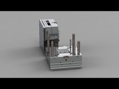 Кронштейн закрытой ременной вилки МЯТЛИКА прозрачный бортовой (1*2)/холодная прессформа No.22728 /Three-plates бегуна