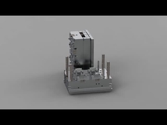 Прозрачный кронштейн загрузочной коробки наушника (1*4)/холодные бегун/3-плиты отливают No.24201 в форму